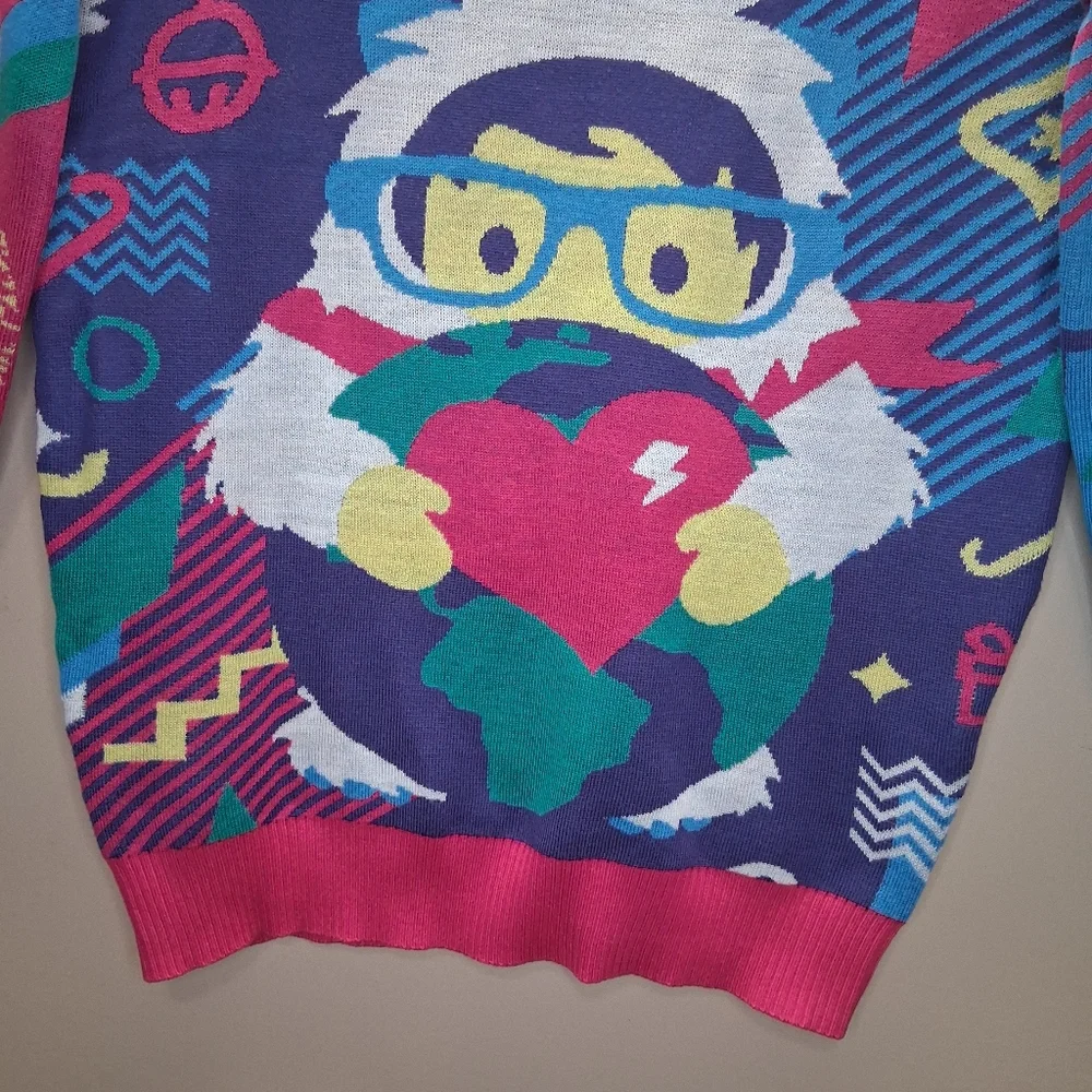 Salesforce 80s Retro Style Ugly Christmas Sweater Men's Small